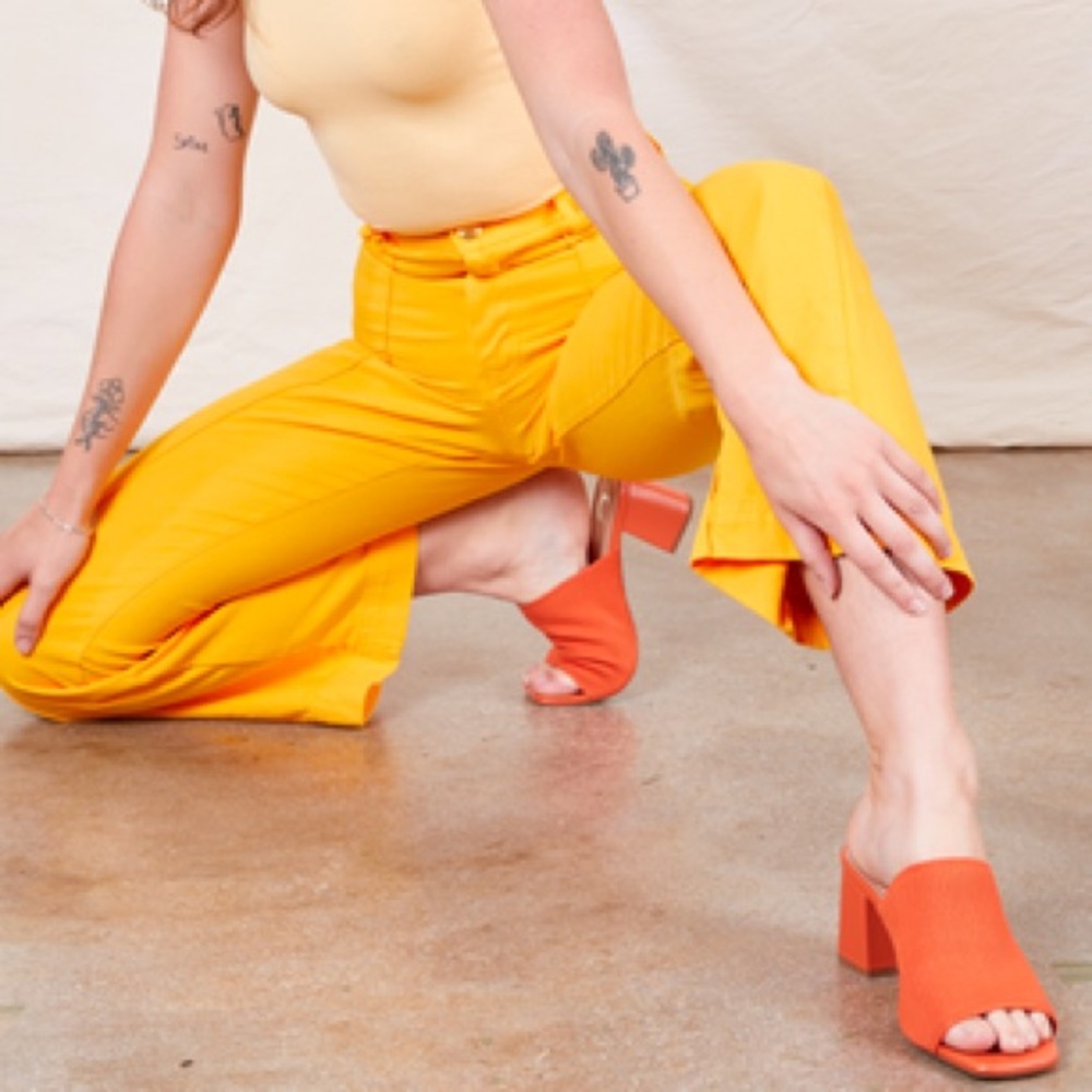 NWOT Big Bud Press Western Pants in Sunshine Yellow - Medium